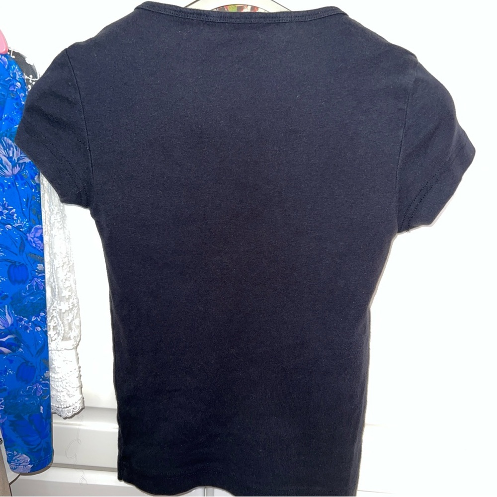 🦊4for1Price💕  limited collectibleV neck Signature 3Dcracked Bunny LogoTee +wrist - Picture 12 of 15